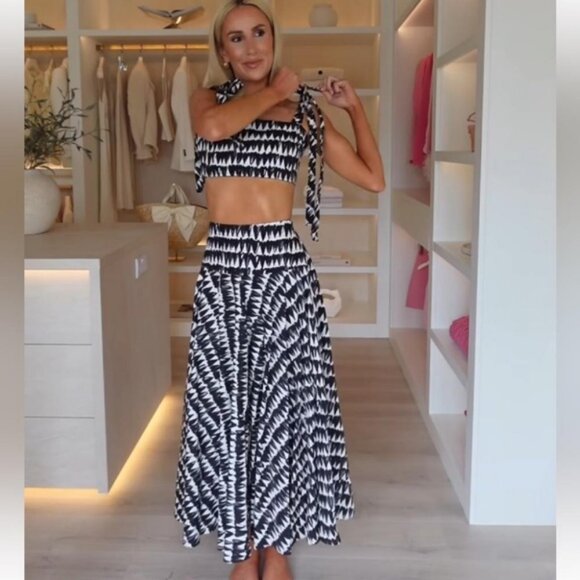 ZARA PRINTED CROP TOP ZW COLLECTION - Picture 8 of 8